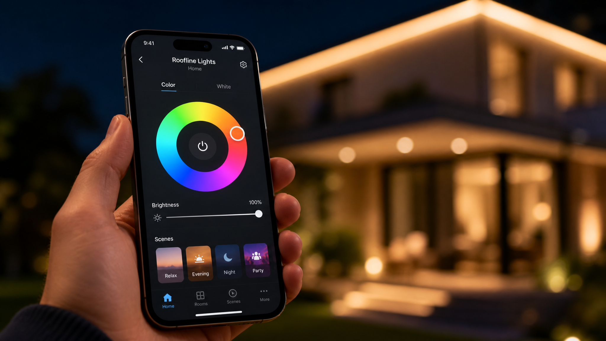 How Easy Is It to Use Permanent Outdoor Lighting? (App Control Explained)