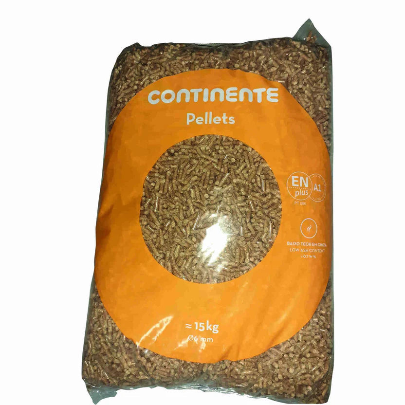 Pellets Continente – Palete 65 sacos de 15 kg
