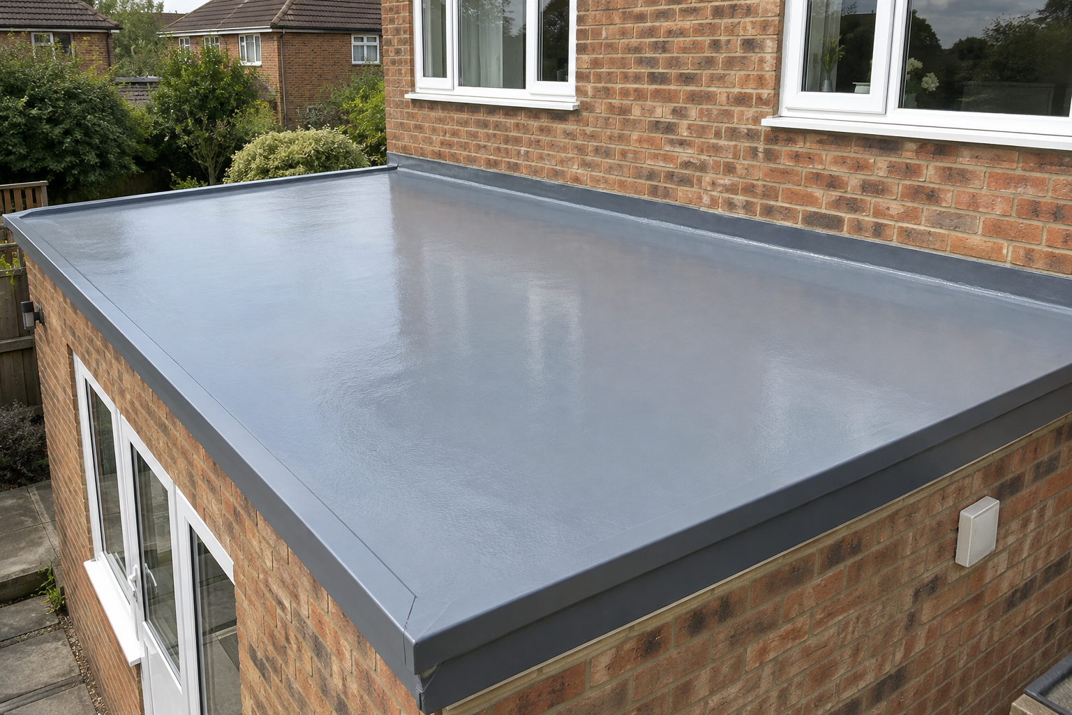 Flat Roof Systems – example work on a UK property, photo 3