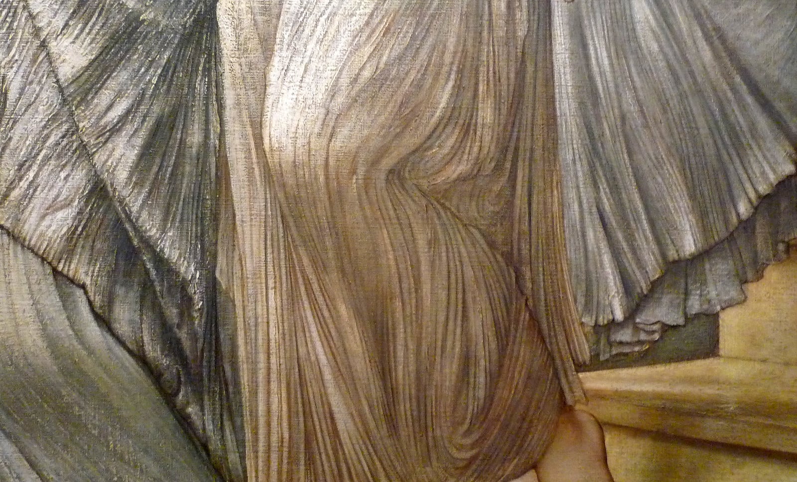 Edward Burne-Jones, The Golden Stairs, 1880: a procession of women descending a curving staircase