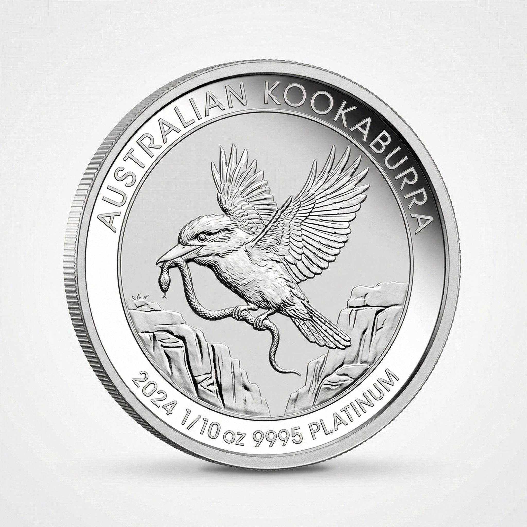 Perth Mint 1/10 oz Platinum Kookaburra 2024 Coin