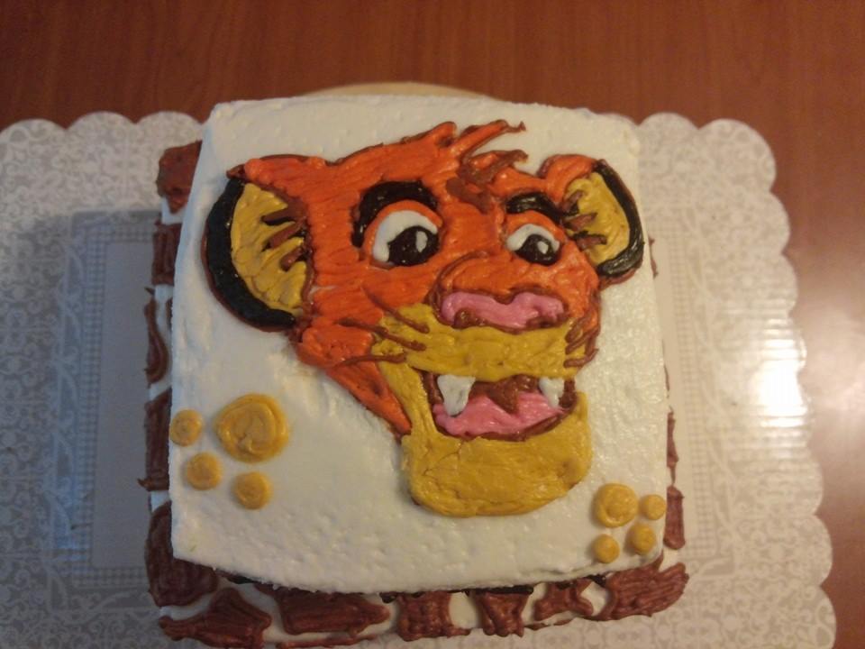 Lion King Simba Cake