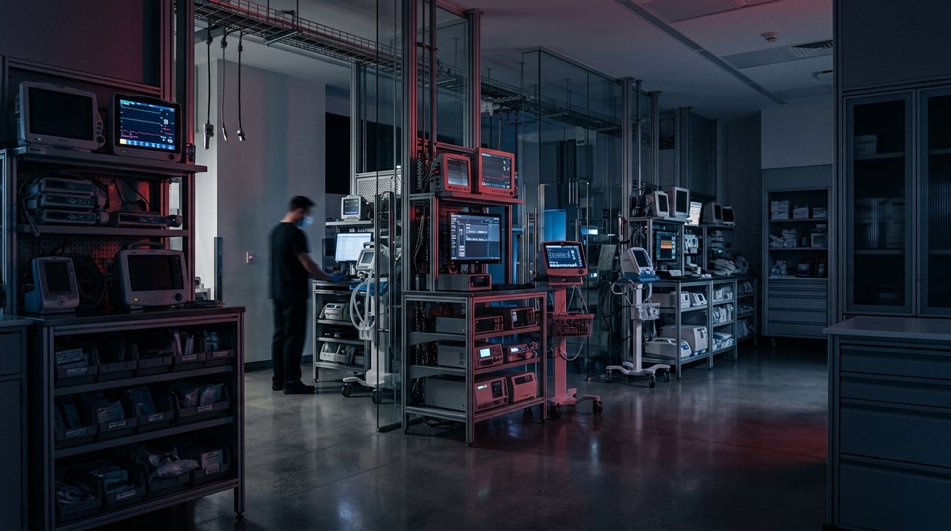 Modern hospital medical equipment technology environment