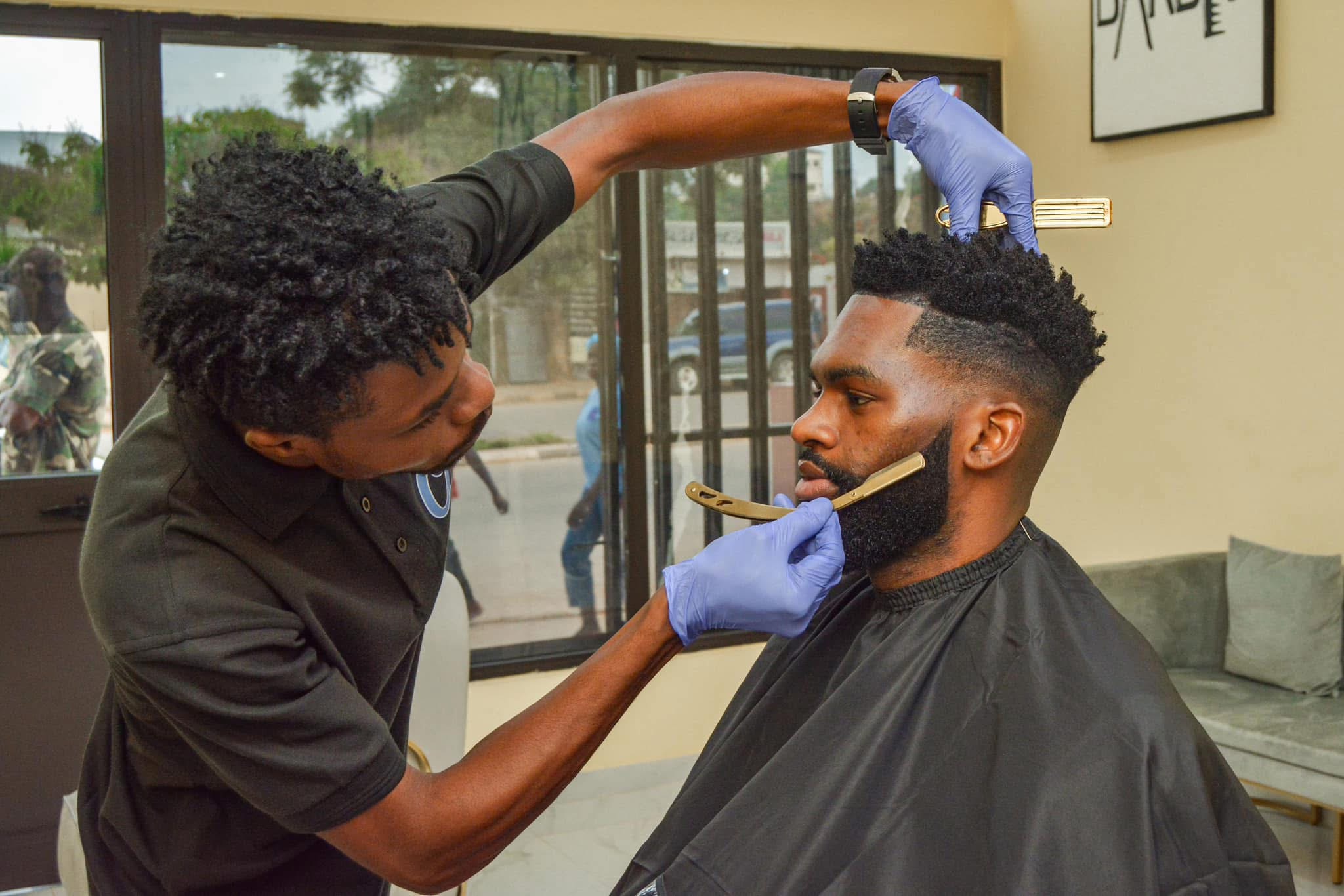 Contorno da barba
