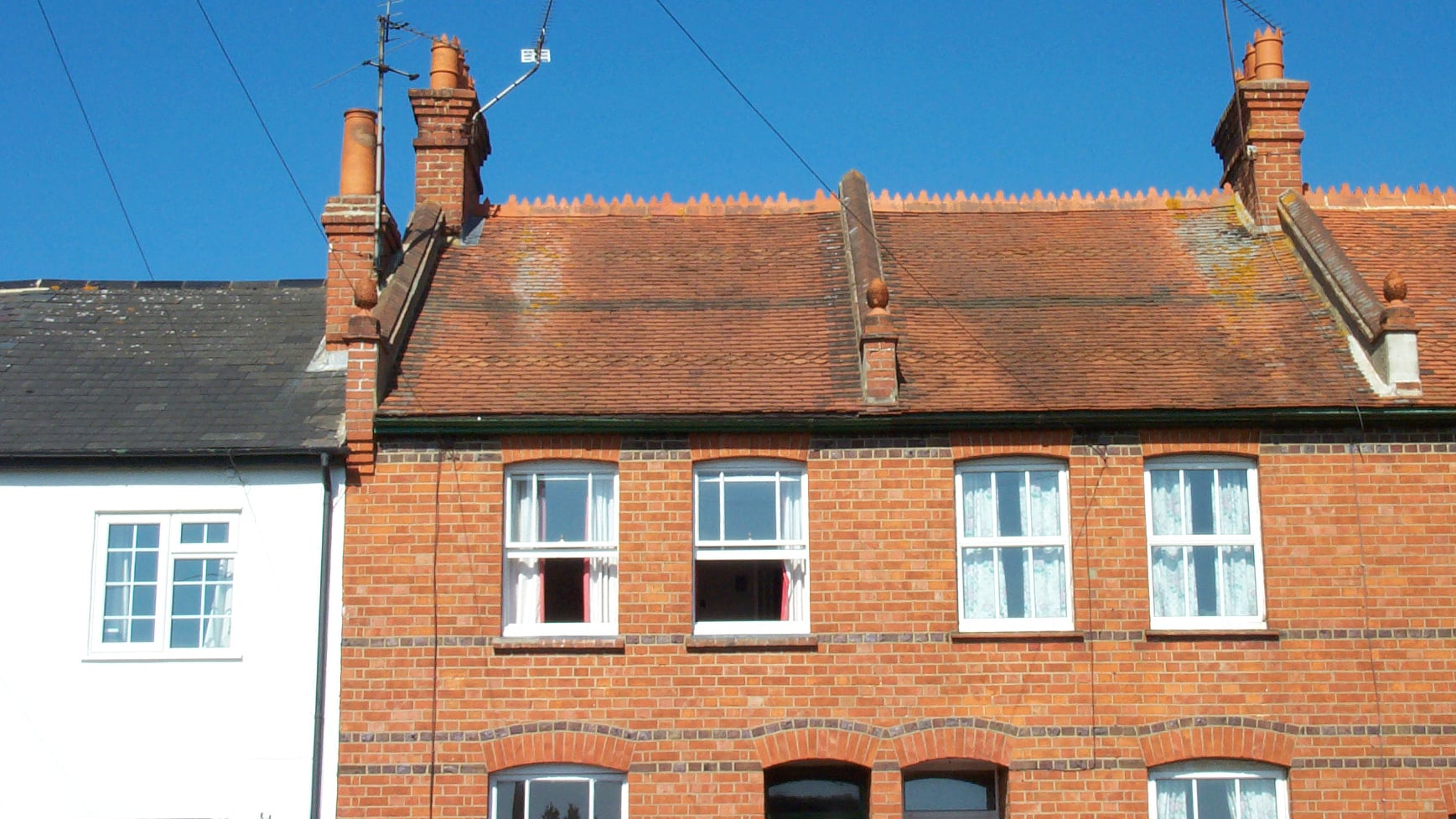Beautiful Victorian house with completed slate roof