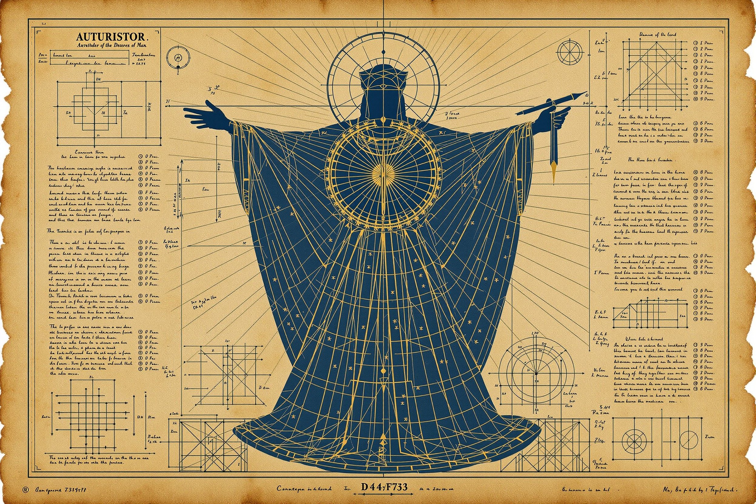 Architect figure background