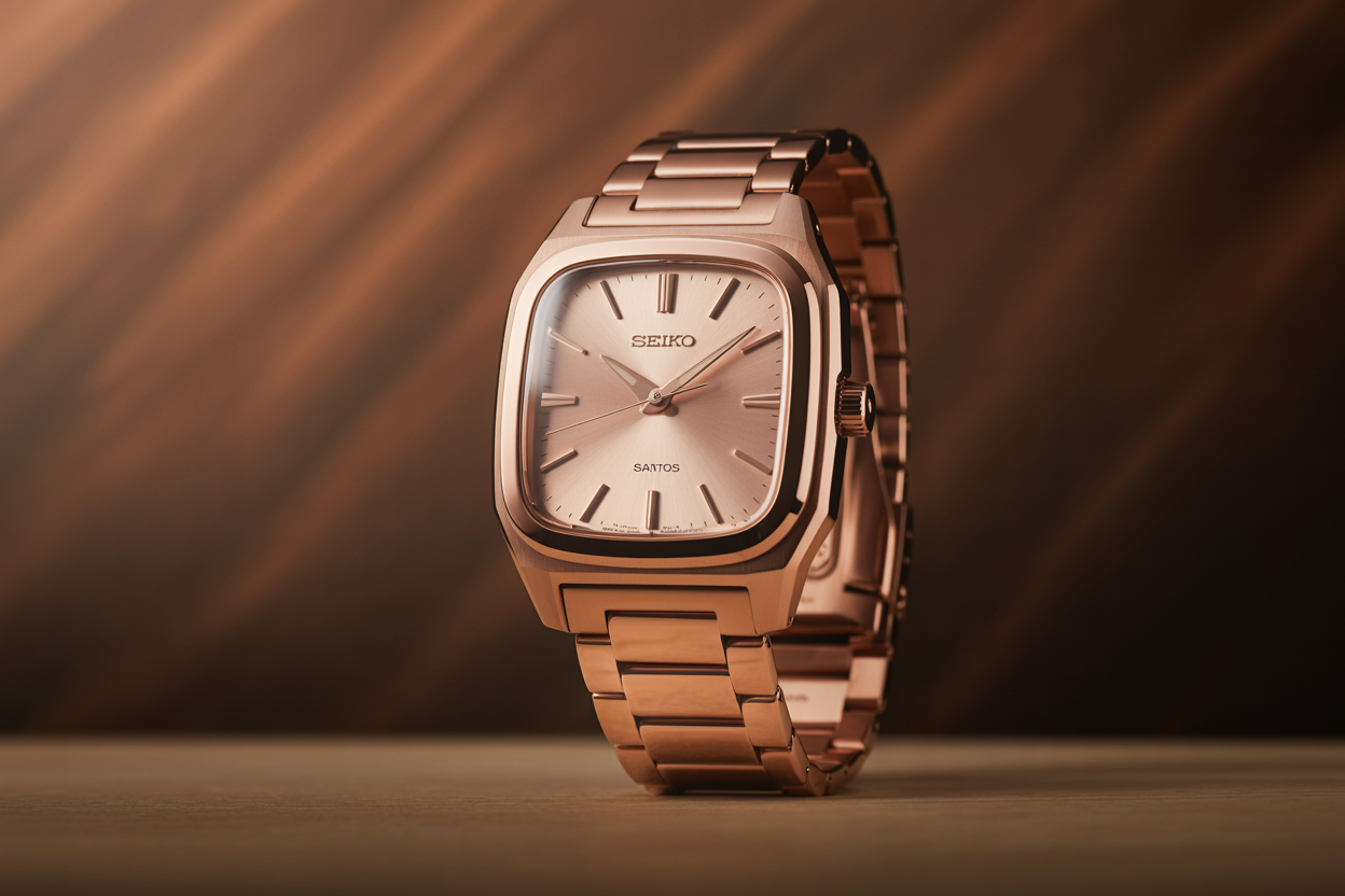 Santos Rose Gold Collection on Instagram