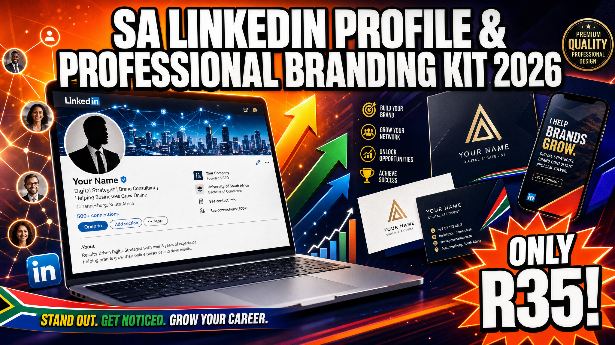 SA LinkedIn Profile & Professional Branding Kit 2026