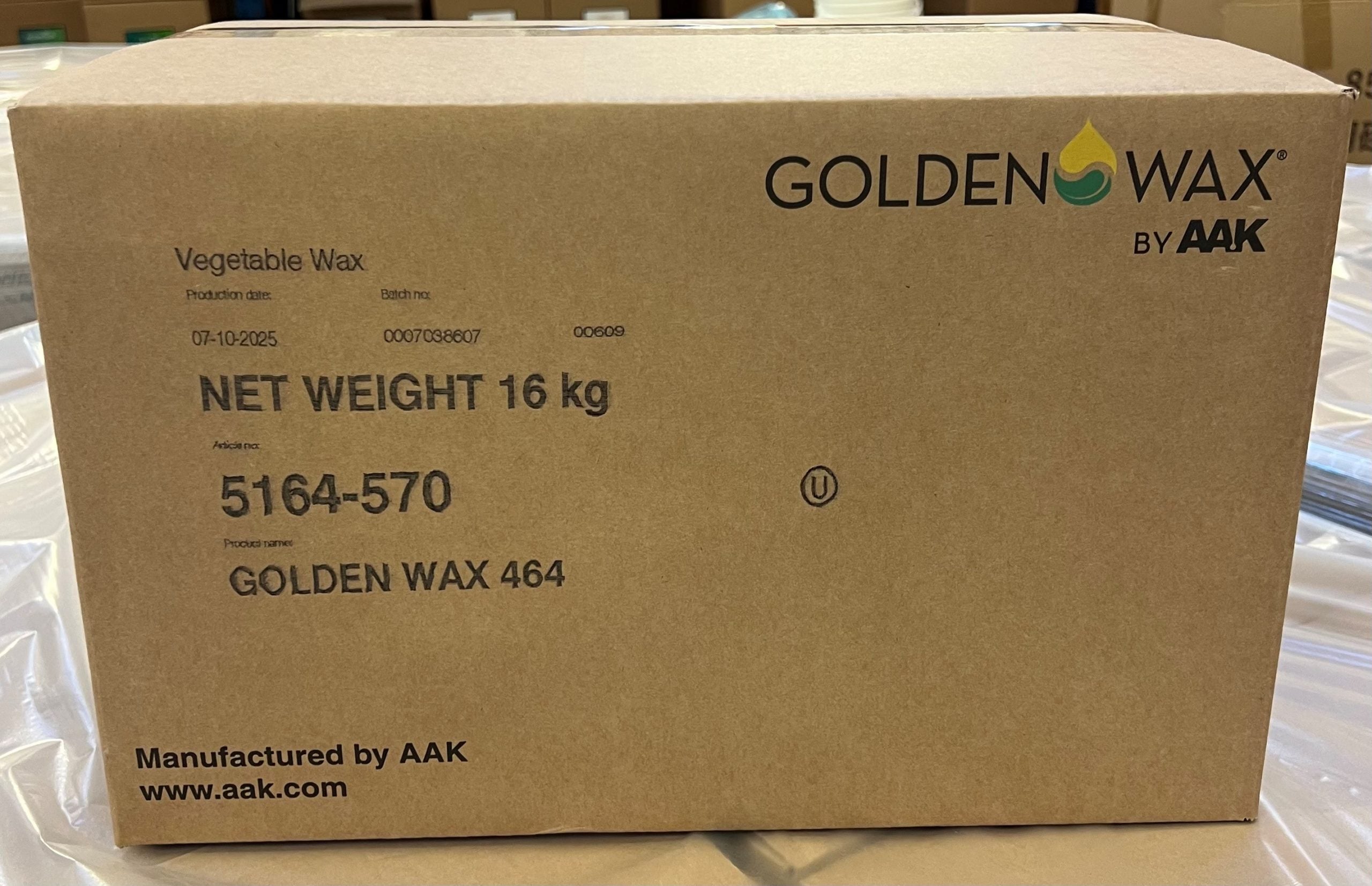 Soja vax 16 kg - Golden Wax 464 (heill kassi · ekki frí sending) - 1