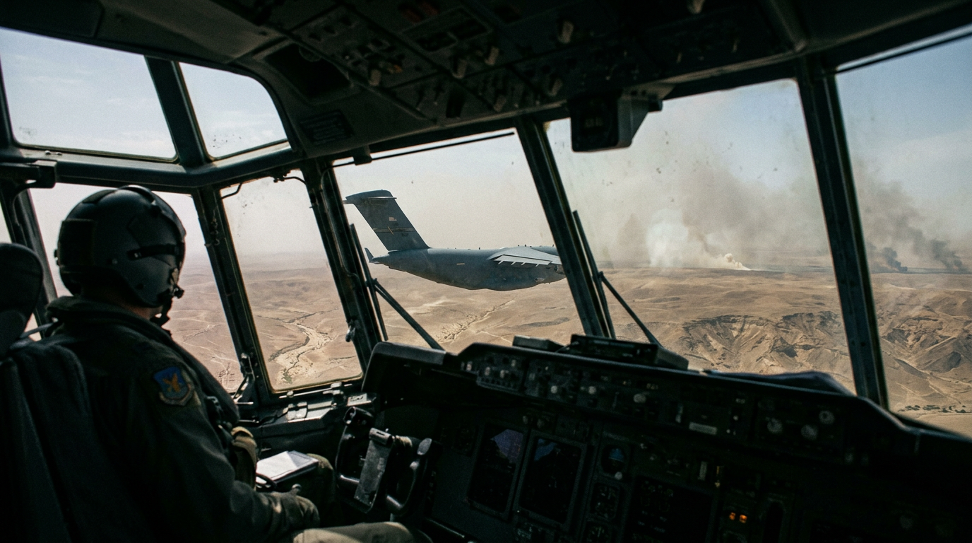 The air above a covered location