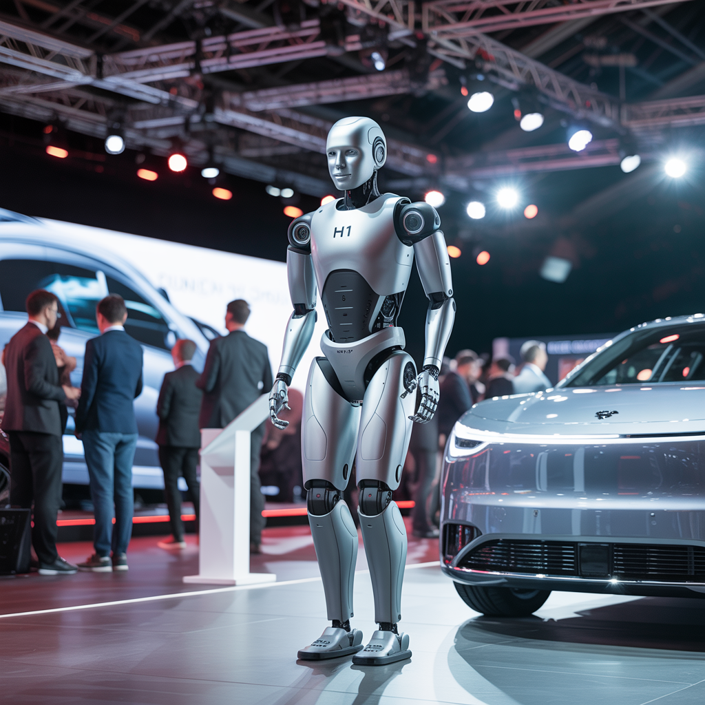 Unitree H1 in action at event