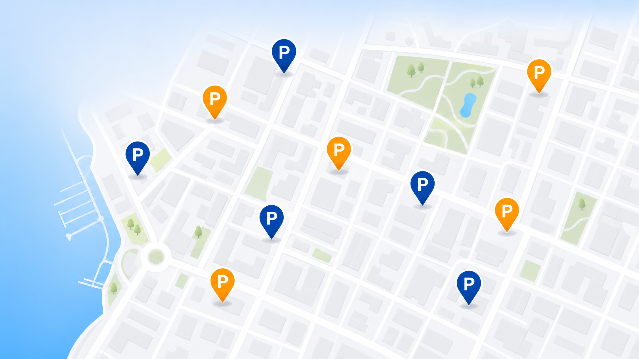 Mapa de aparcamiento SpotFree
