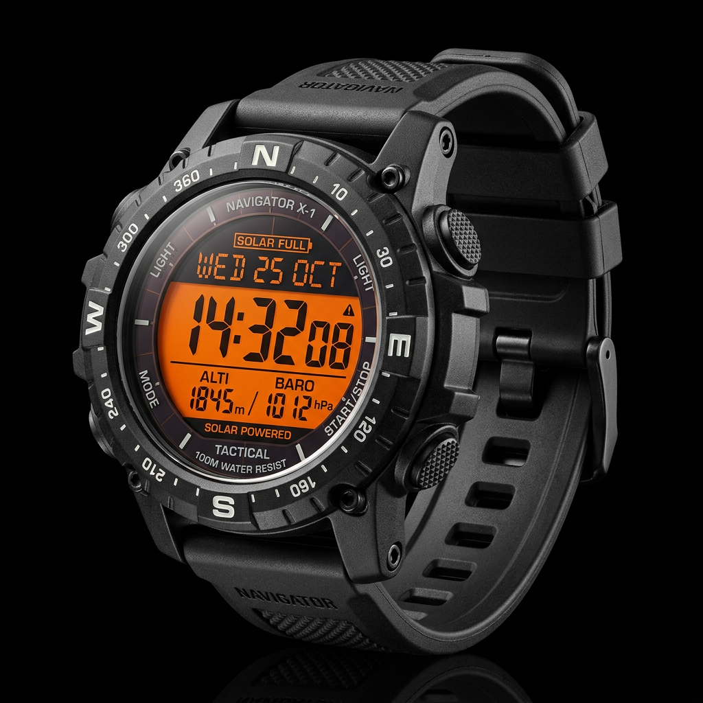 Montre Solaire Tactique AUTONERGY WATCH