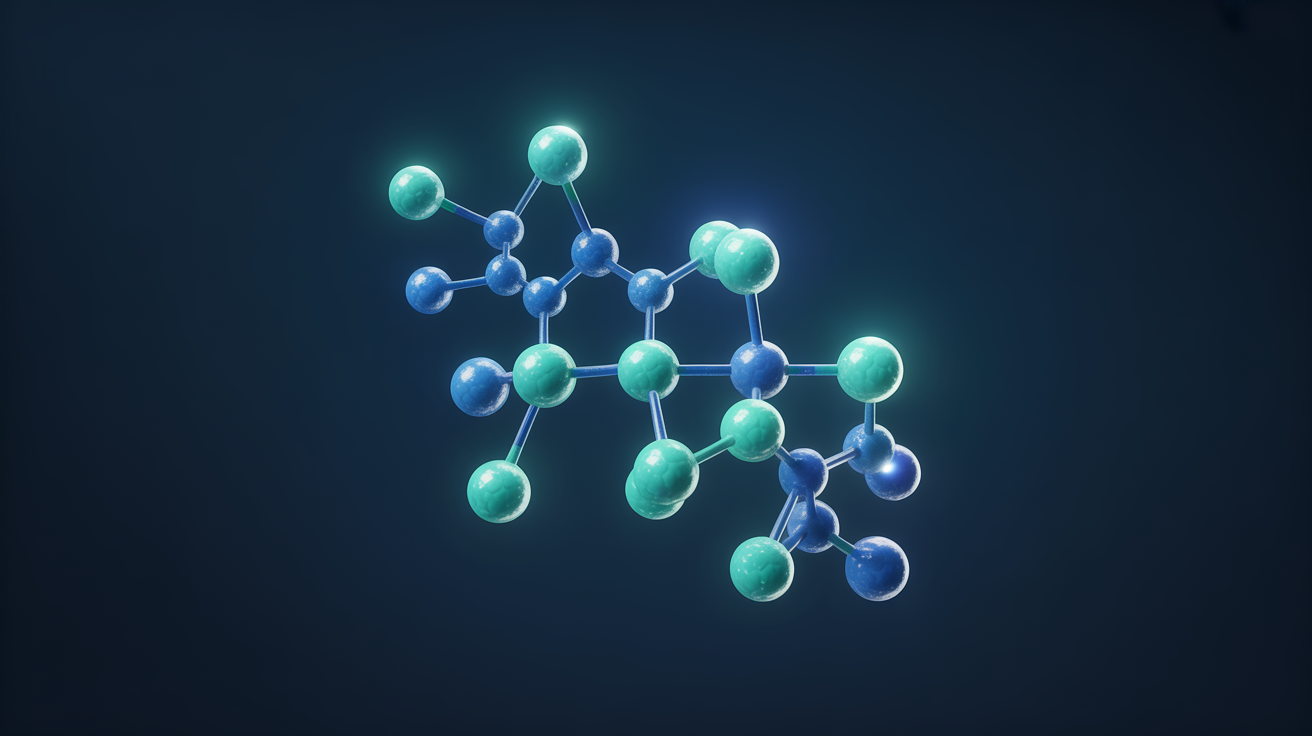 Molecular structure illustration of GHK-Cu