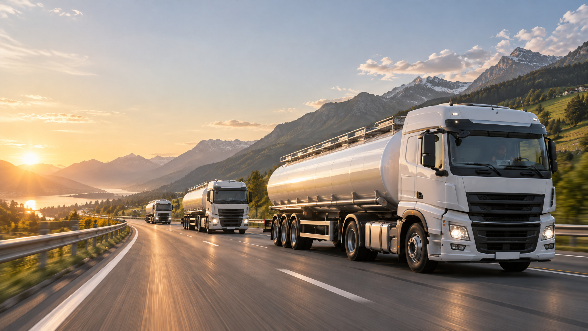 Fuel transport logistics across Central Europe