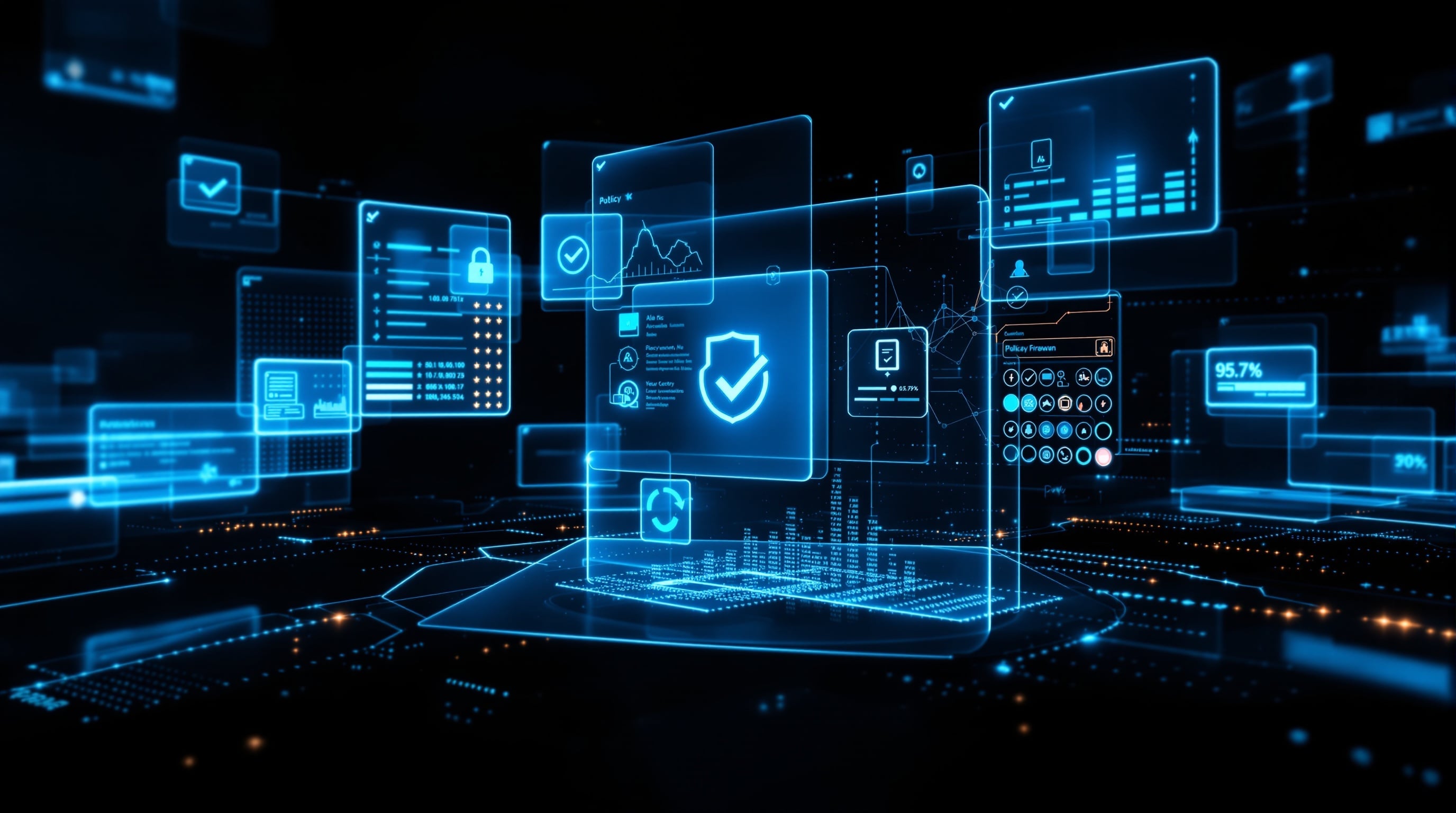 Governance cybersecurity visualization