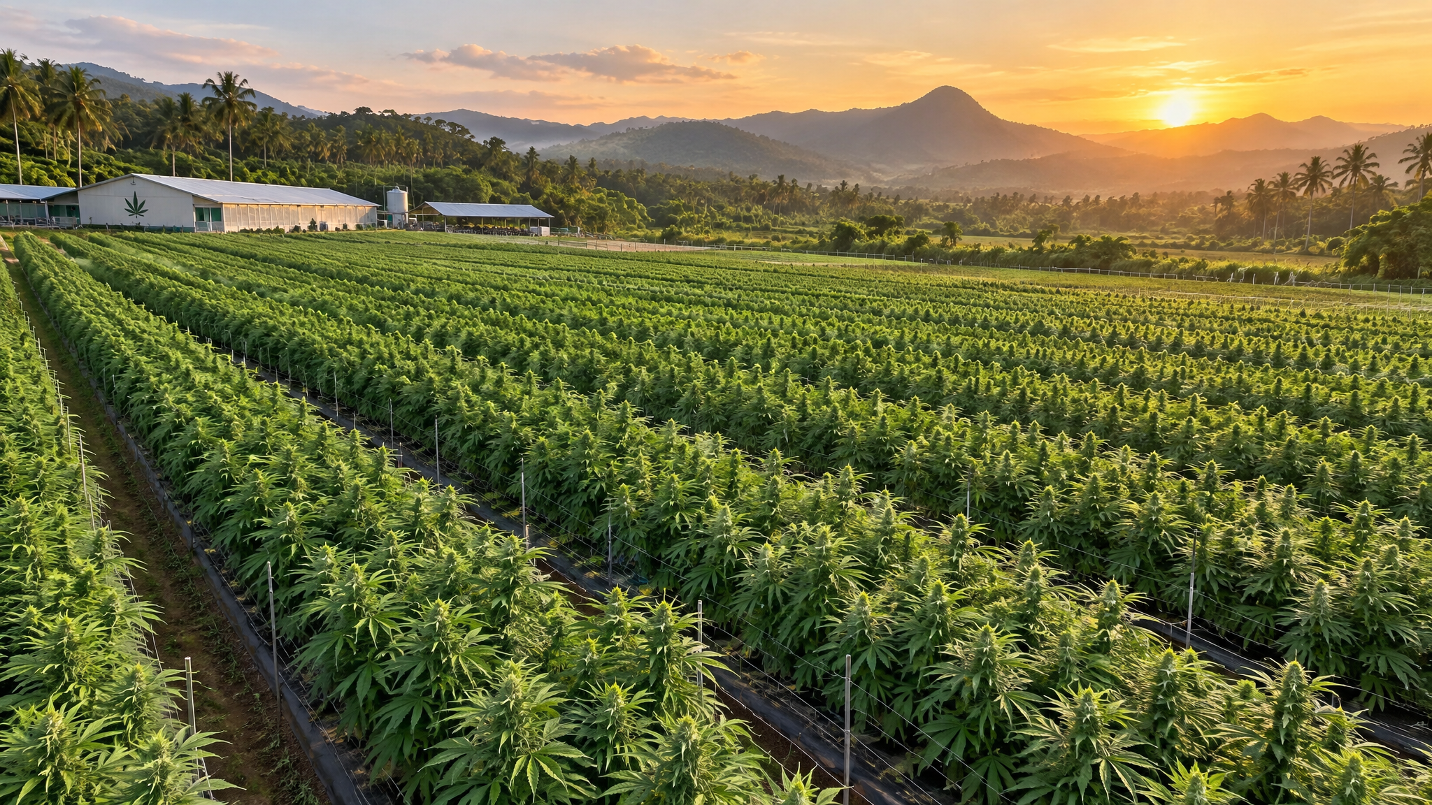 Premium cannabis farm in Thailand