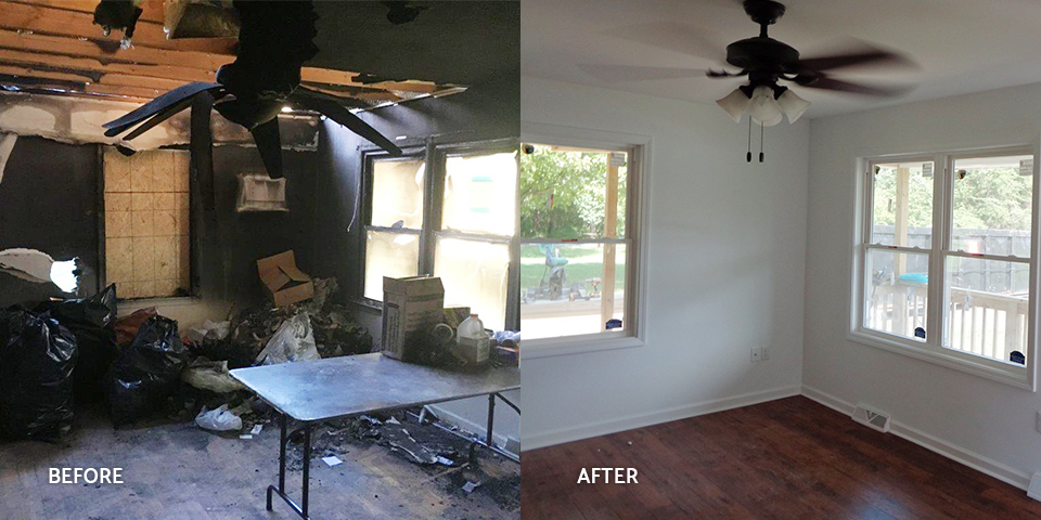 Fire Damage Restoration - After