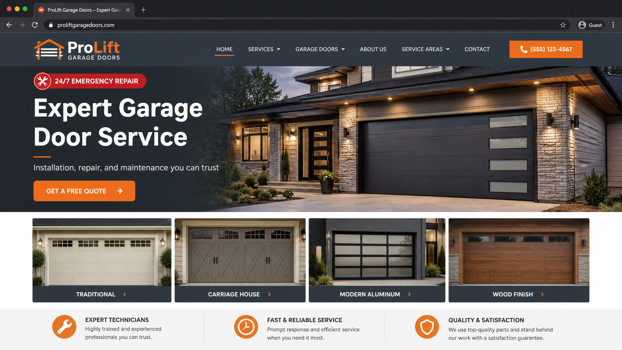 Sample — Garage Door Company