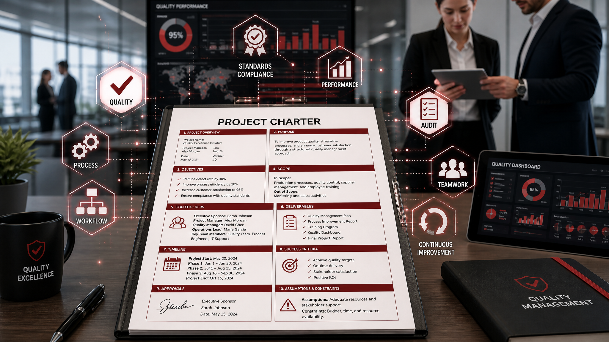 Project Charters in Quality Management: The Complete Guide for Quality Professionals