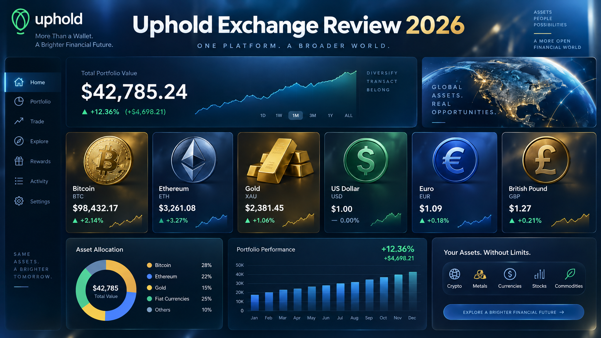Uphold Exchange Review 2026: Is This Multi-Asset Platform Worth Your Money?