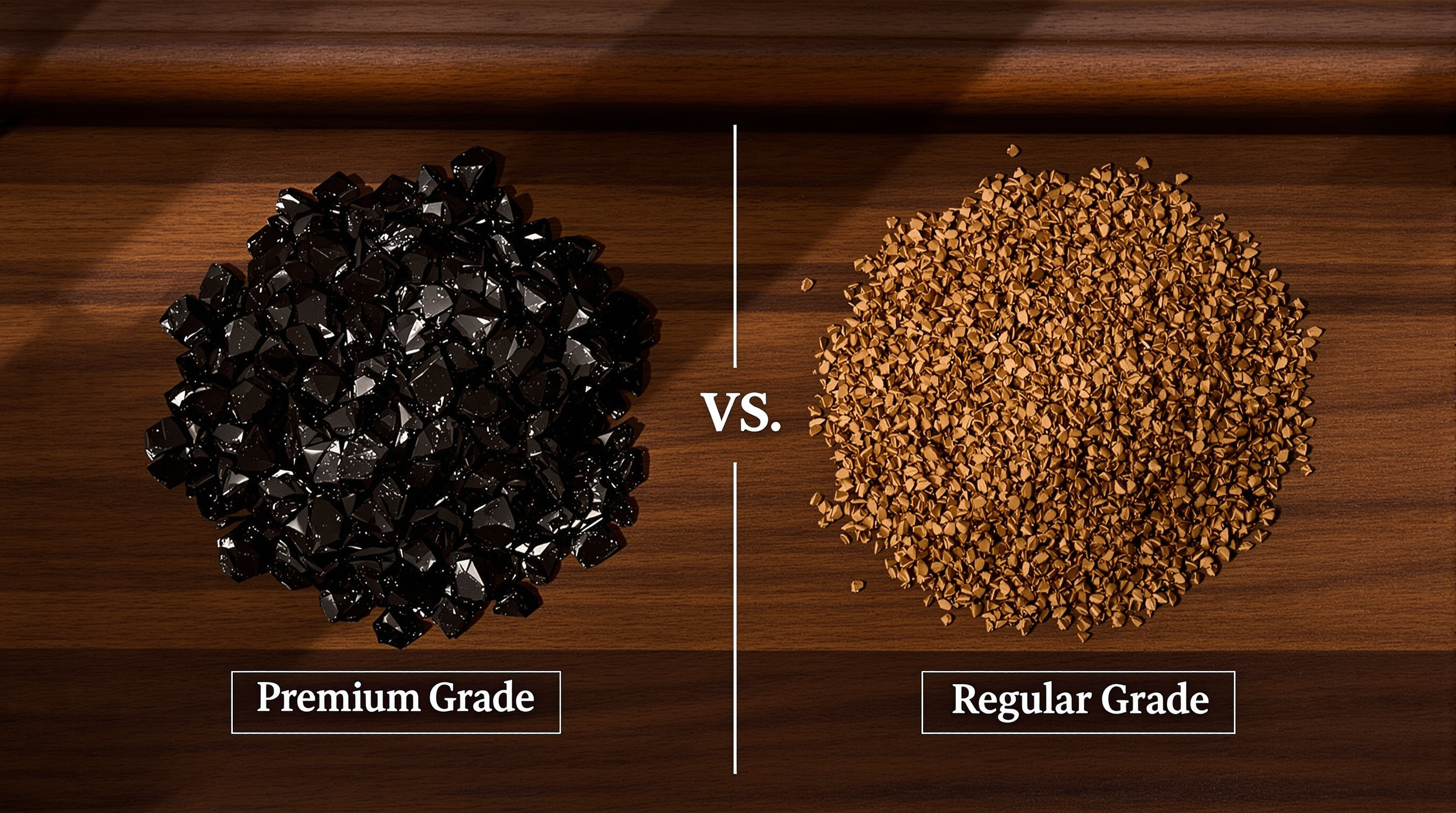 Quality comparison between premium and regular Shilajit