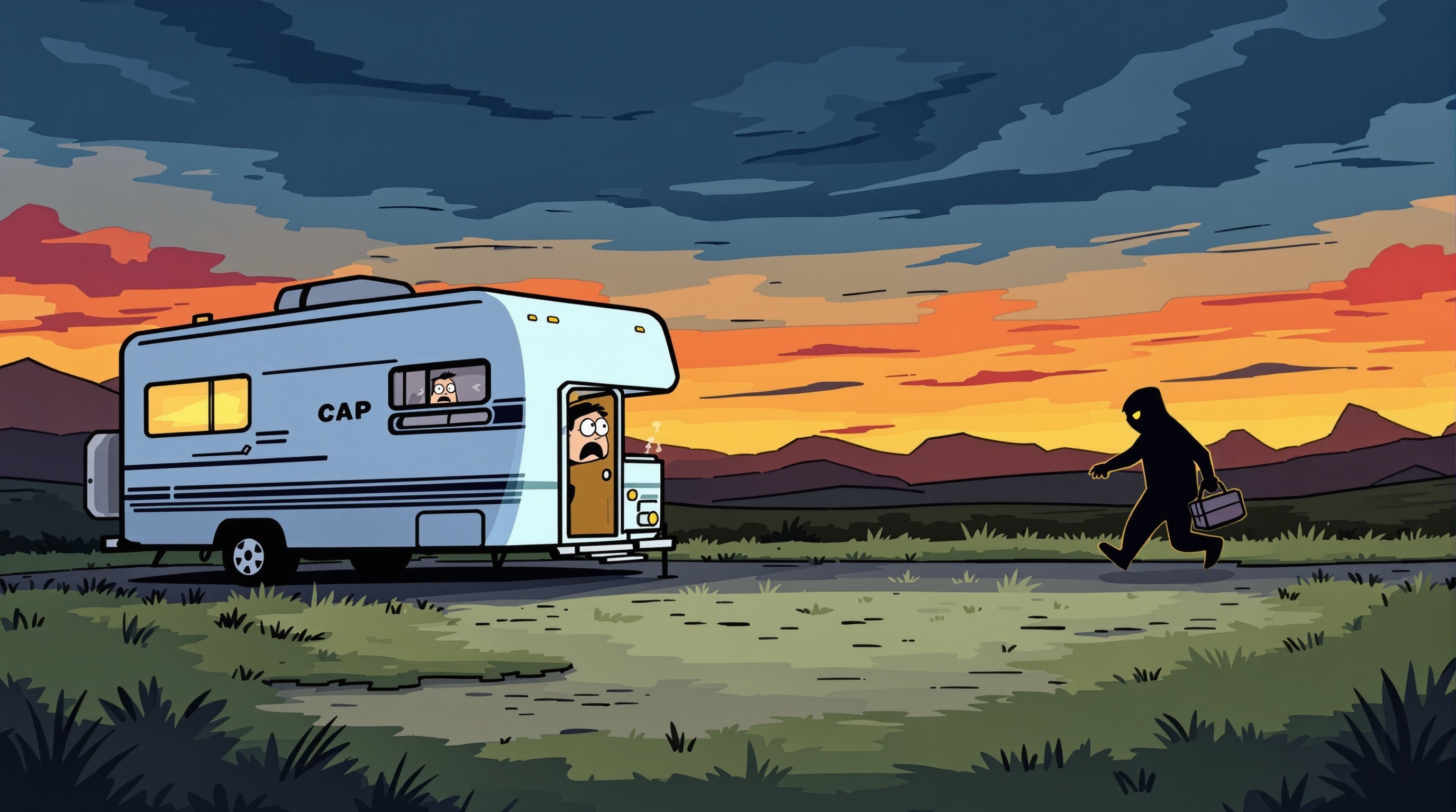 Worried RV owner discovering fuel theft