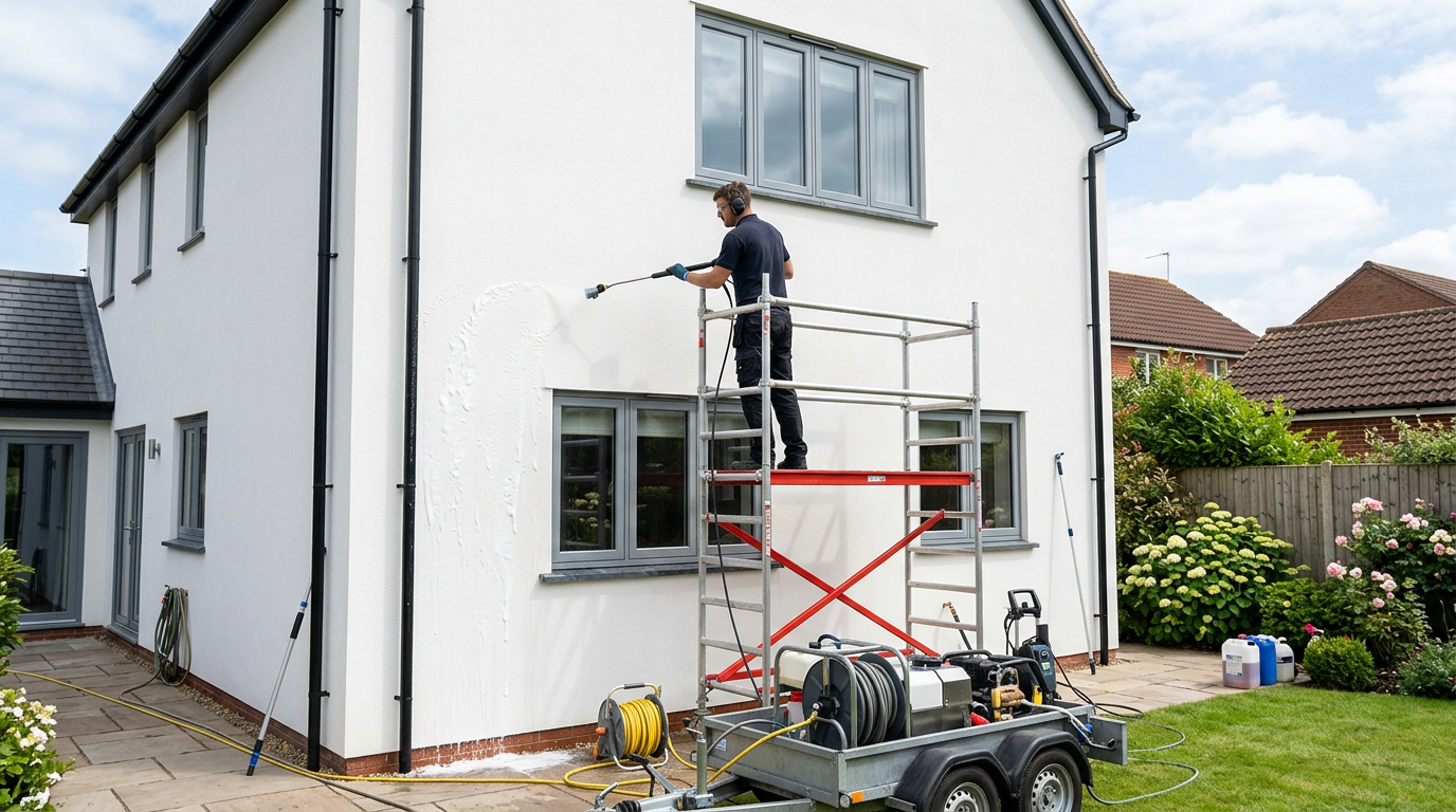 Wall Cleaning by WD Tree Surgery Belfast