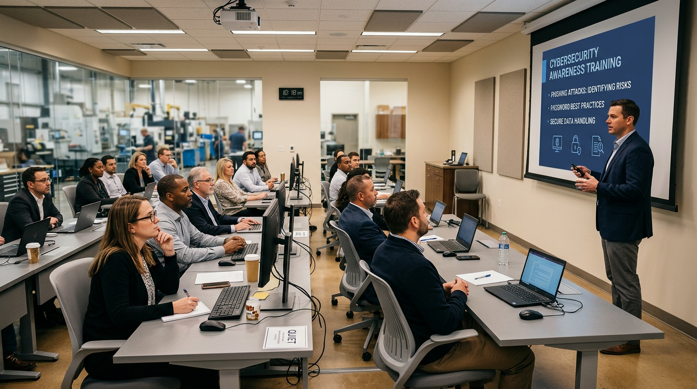 Cybersecurity Awareness Training for Manufacturing Employees: Your Weakest Link Is Human