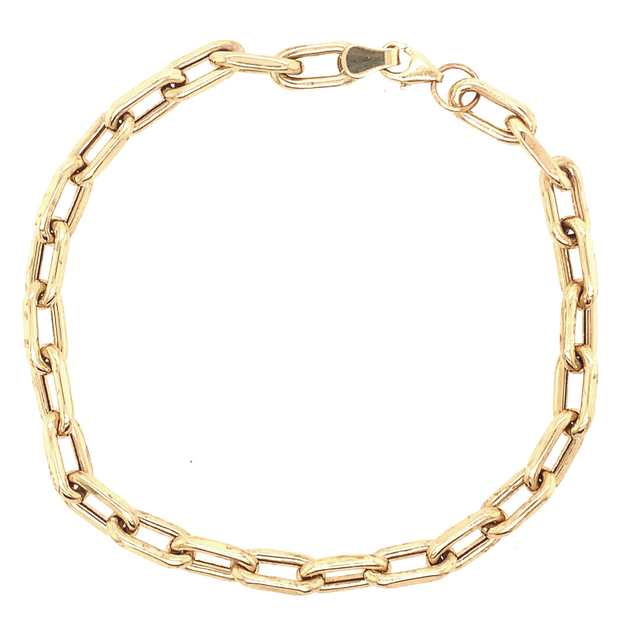 Gold Chain Link Bracelet