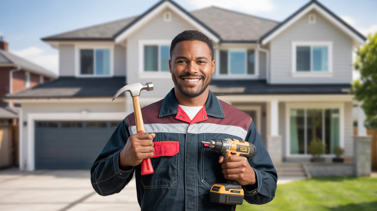 Professional African American home maintenance technician in Philadelphia