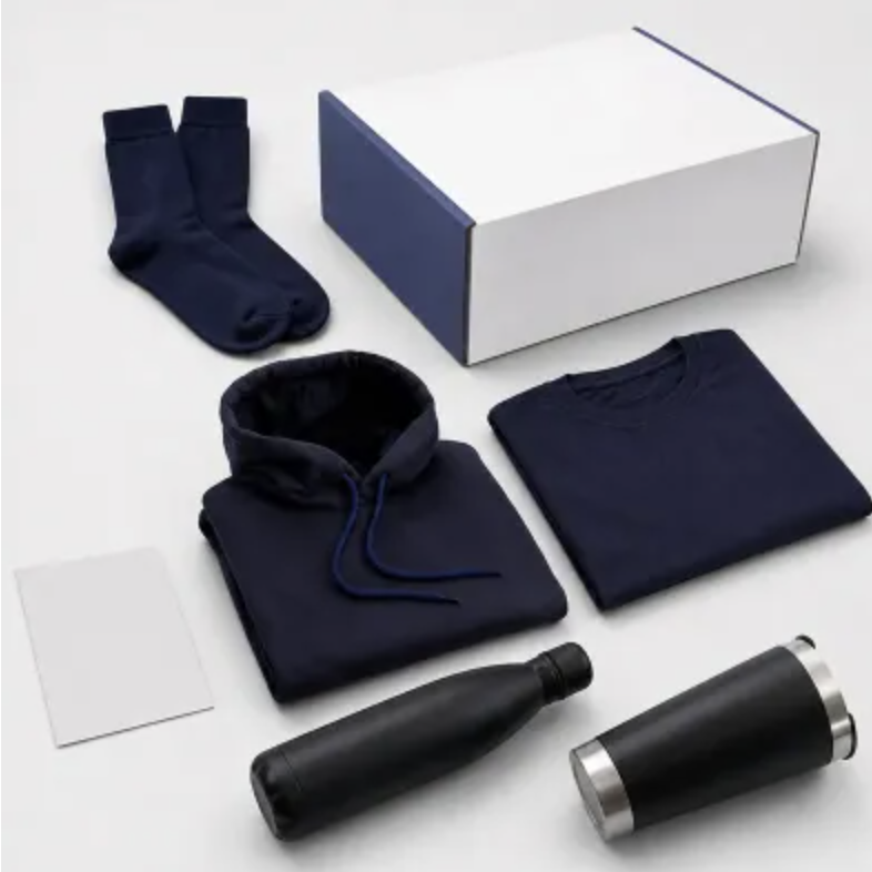 Kit Onboarding Essencial Nex Brindes - conjunto de itens de boas-vindas personalizados