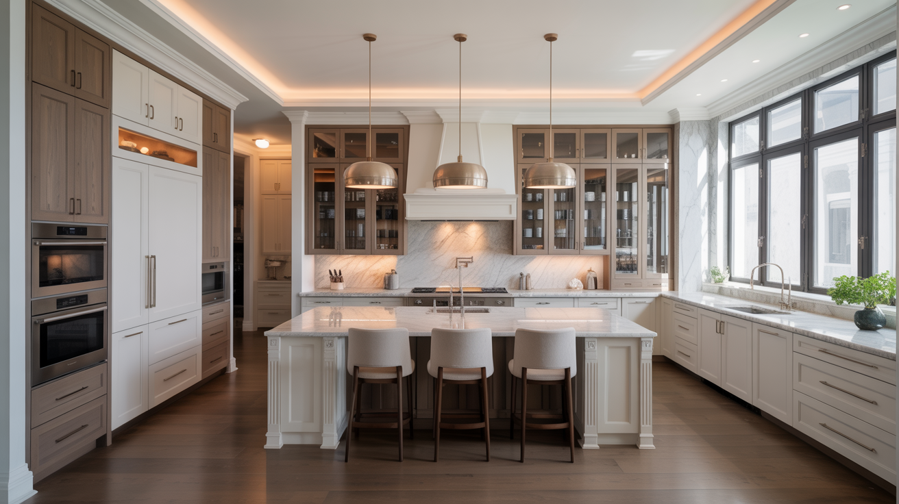 Contemporary Kitchen with Oslo Cabinets