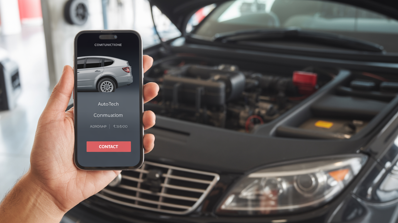 Professional automotive service communication