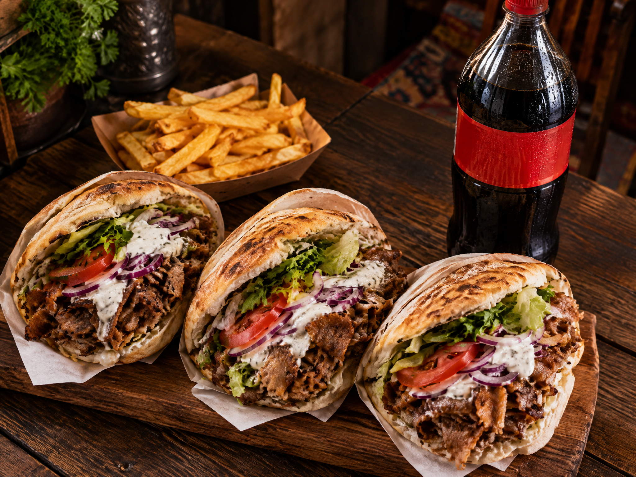 OFERTA KEBAB 3 PERSONAS