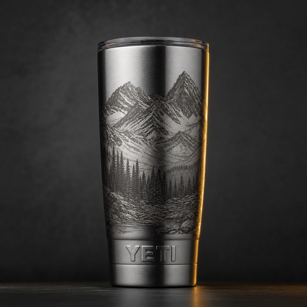 Mountain Landscape Tumbler