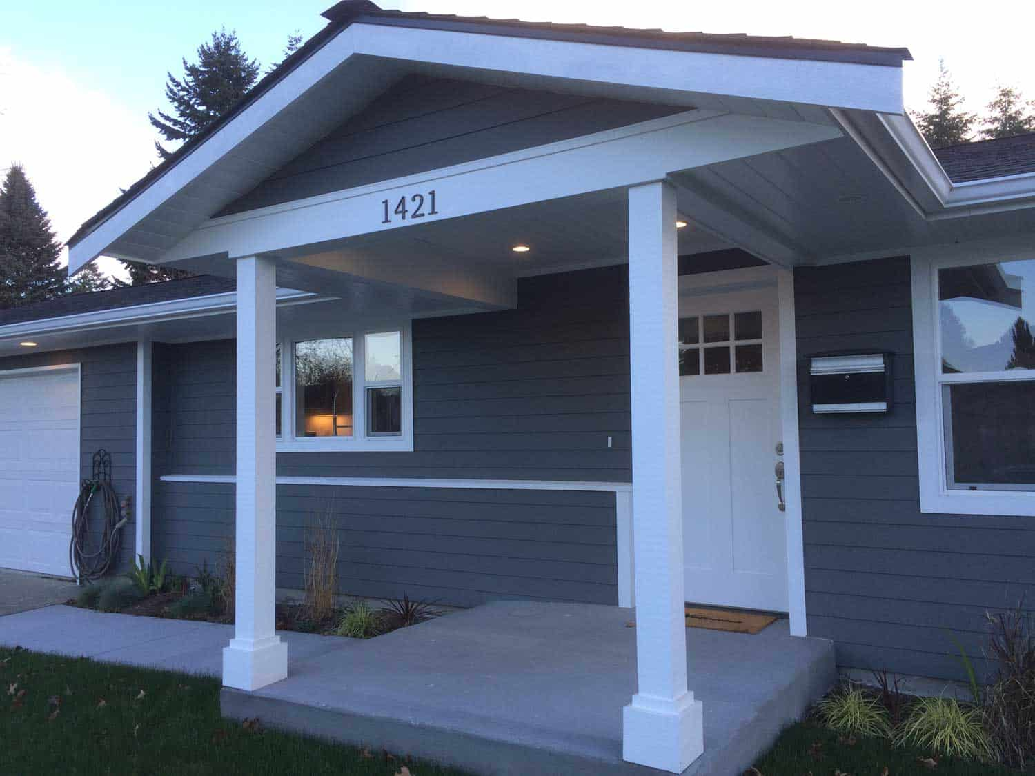 New fascia boards being fitted on house