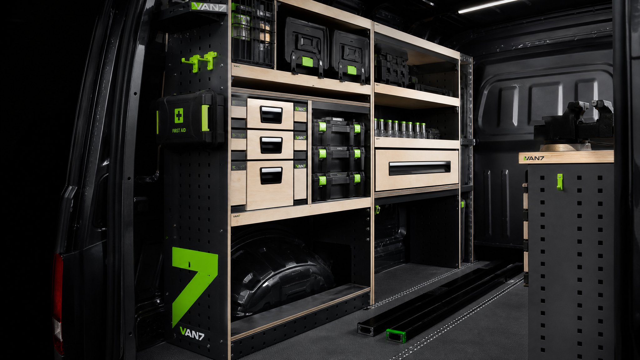 Work Van Shelving