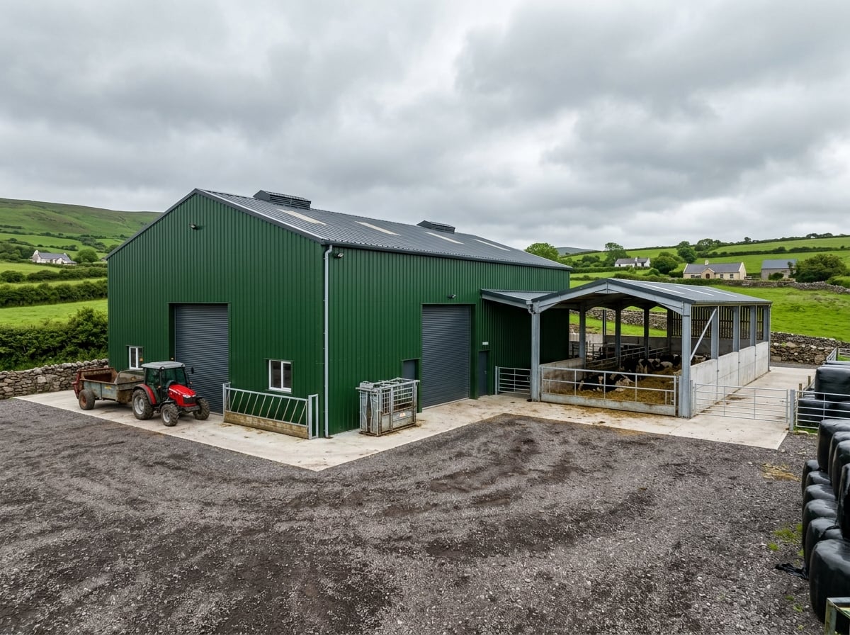 Barns painting by Castle Farm Painters