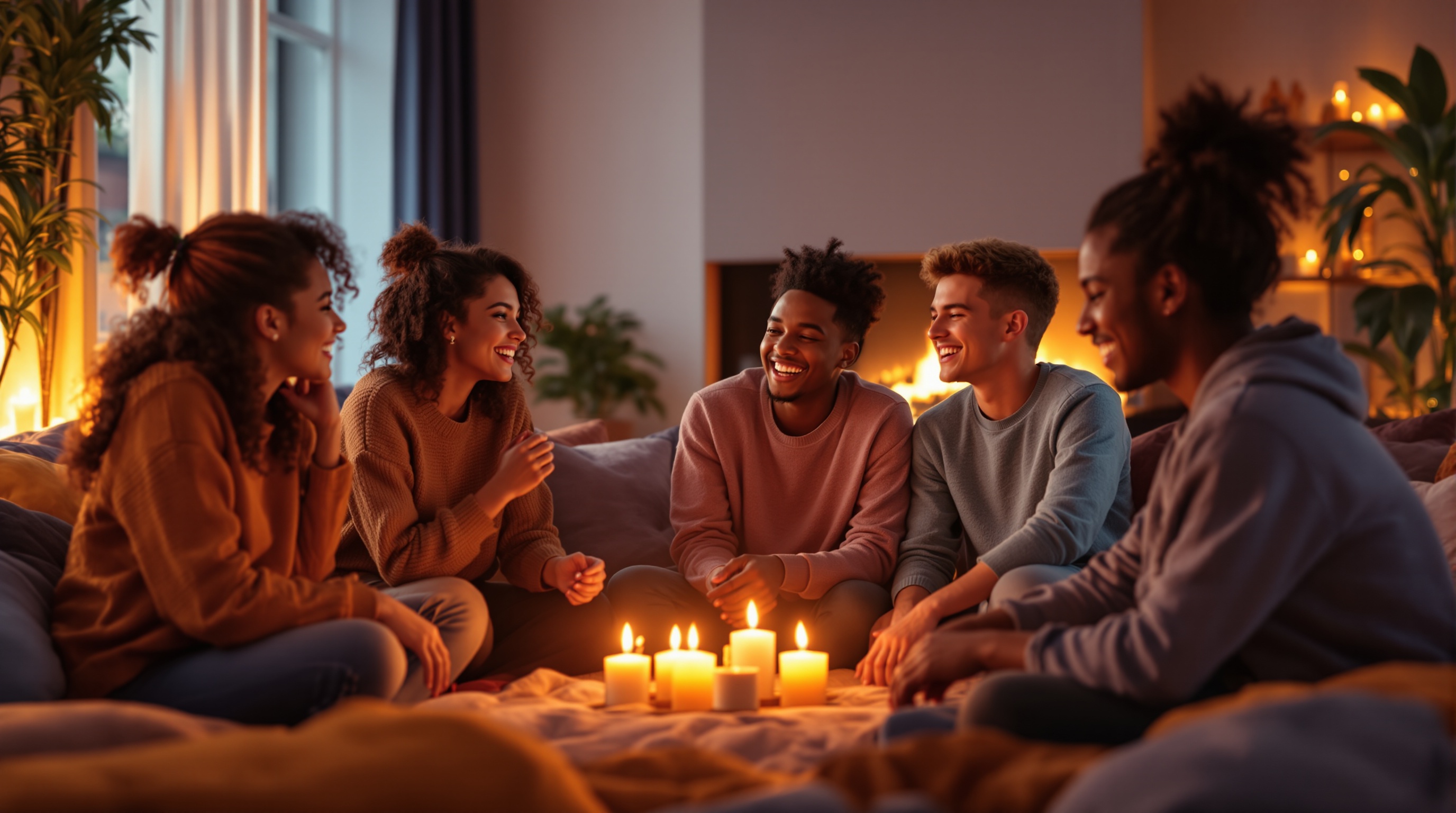 Teens discussing