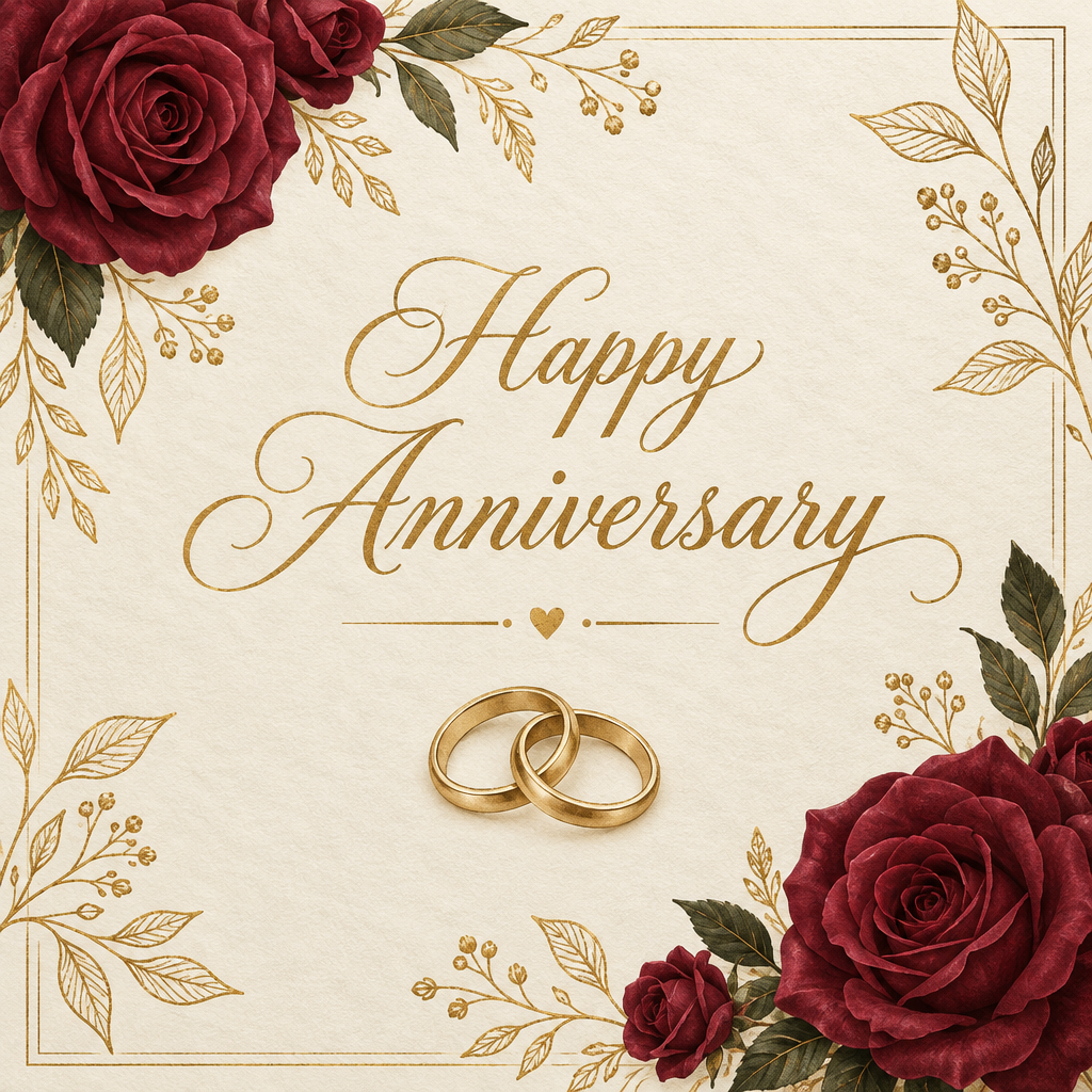 Virtual Anniversary Card