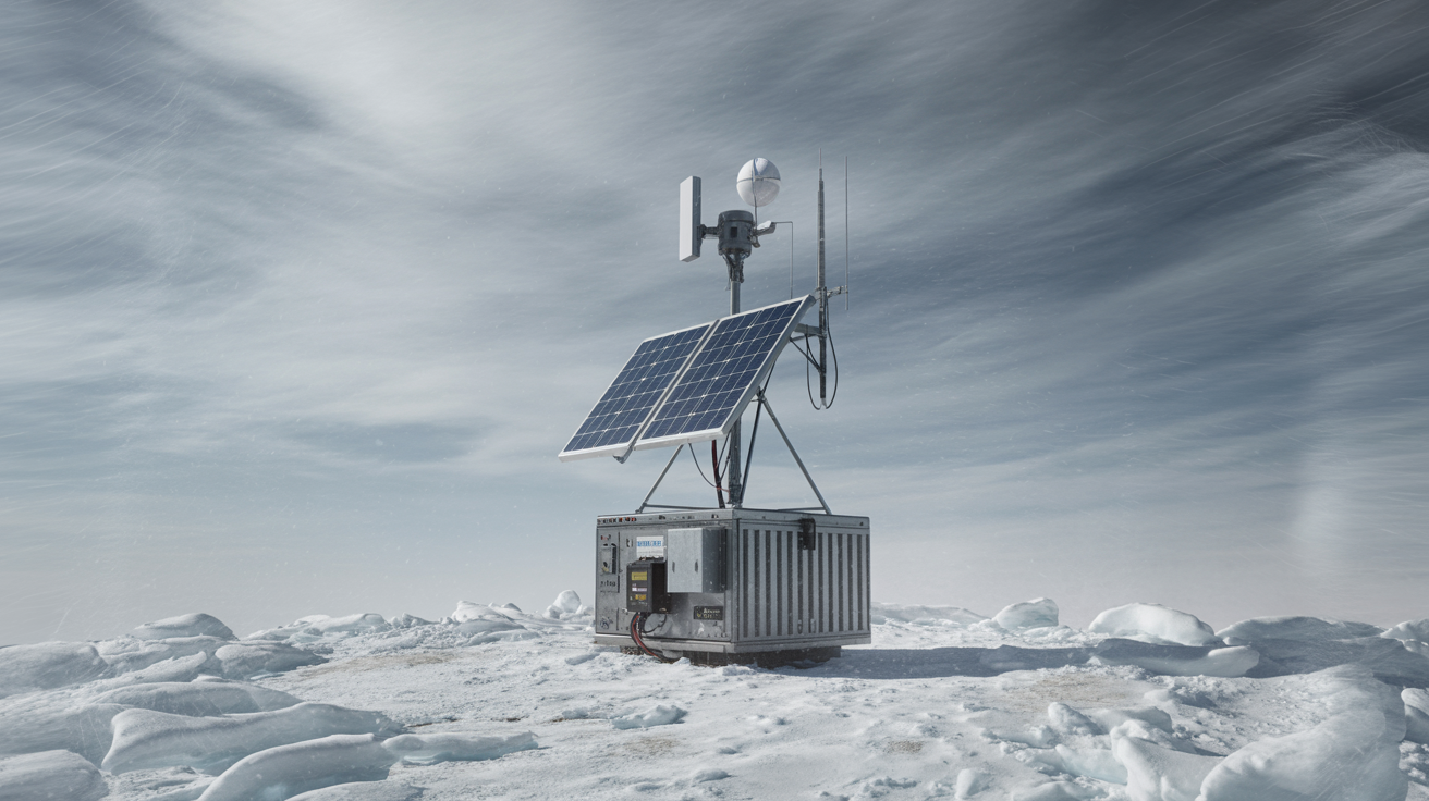 Remote weather monitoring station