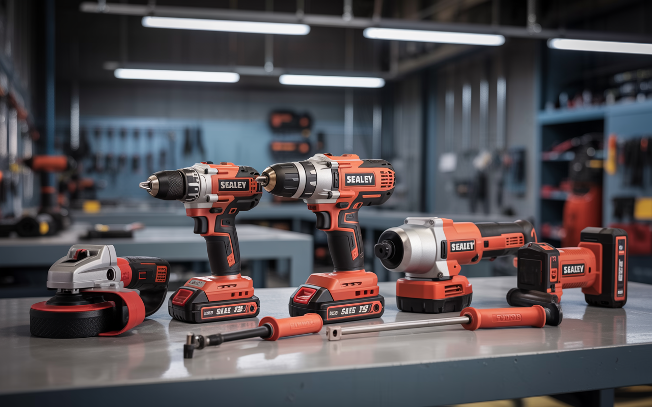 Sealey Professional Power Tools - Cordless Drills and Workshop Equipment