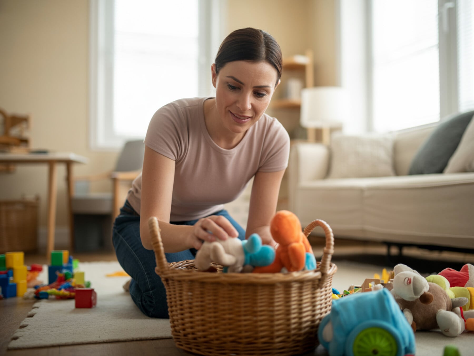 Professional organizing toys