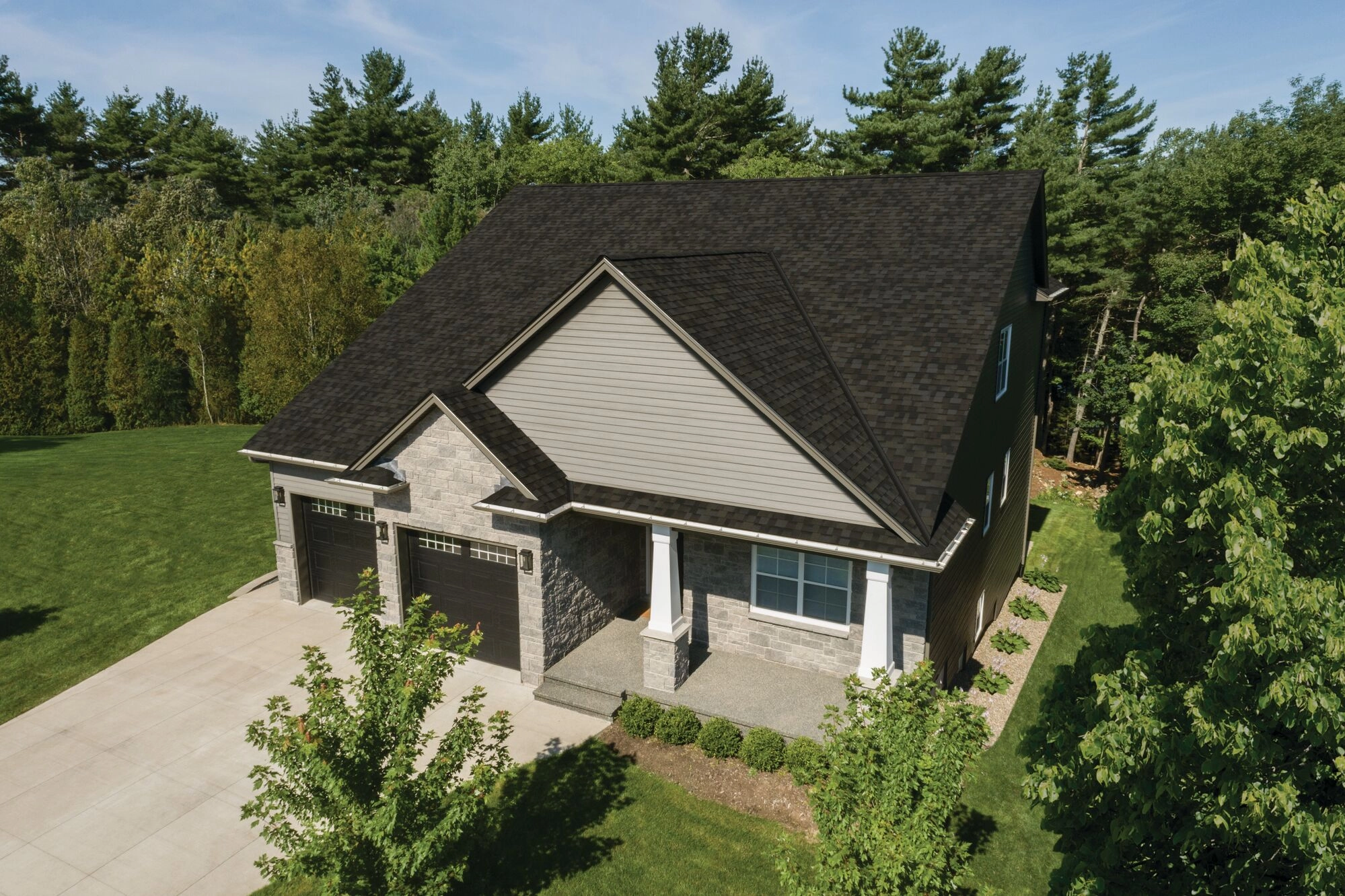 New roof installation