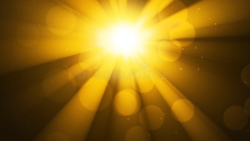 Abstract golden light representing reconnection and renewal