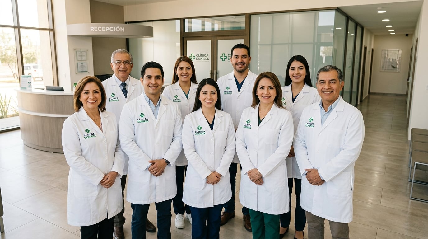 Equipo médico de Clínica Express - MediExpress+