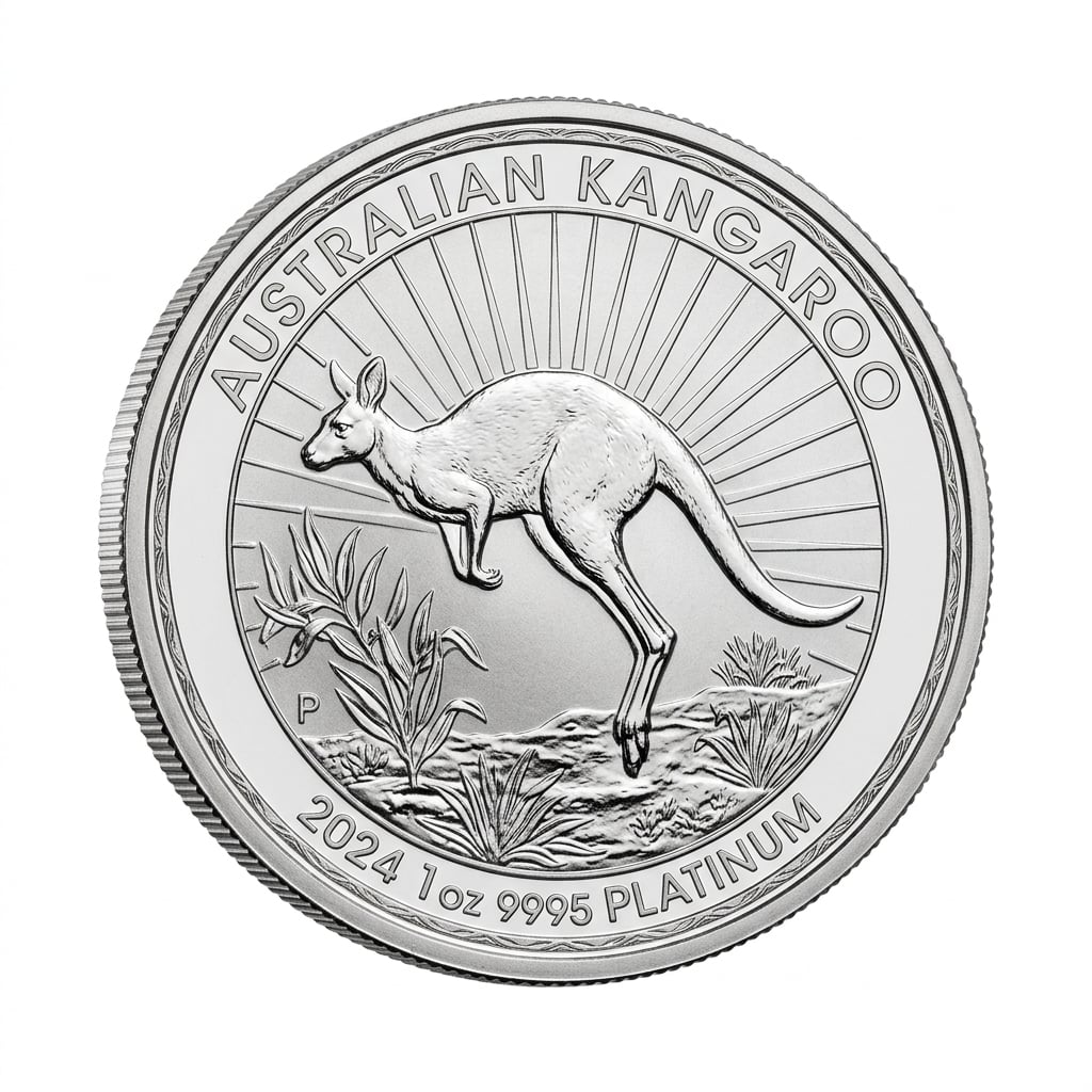 Perth Mint 1 oz Kangaroo 2024 Platinum Coin