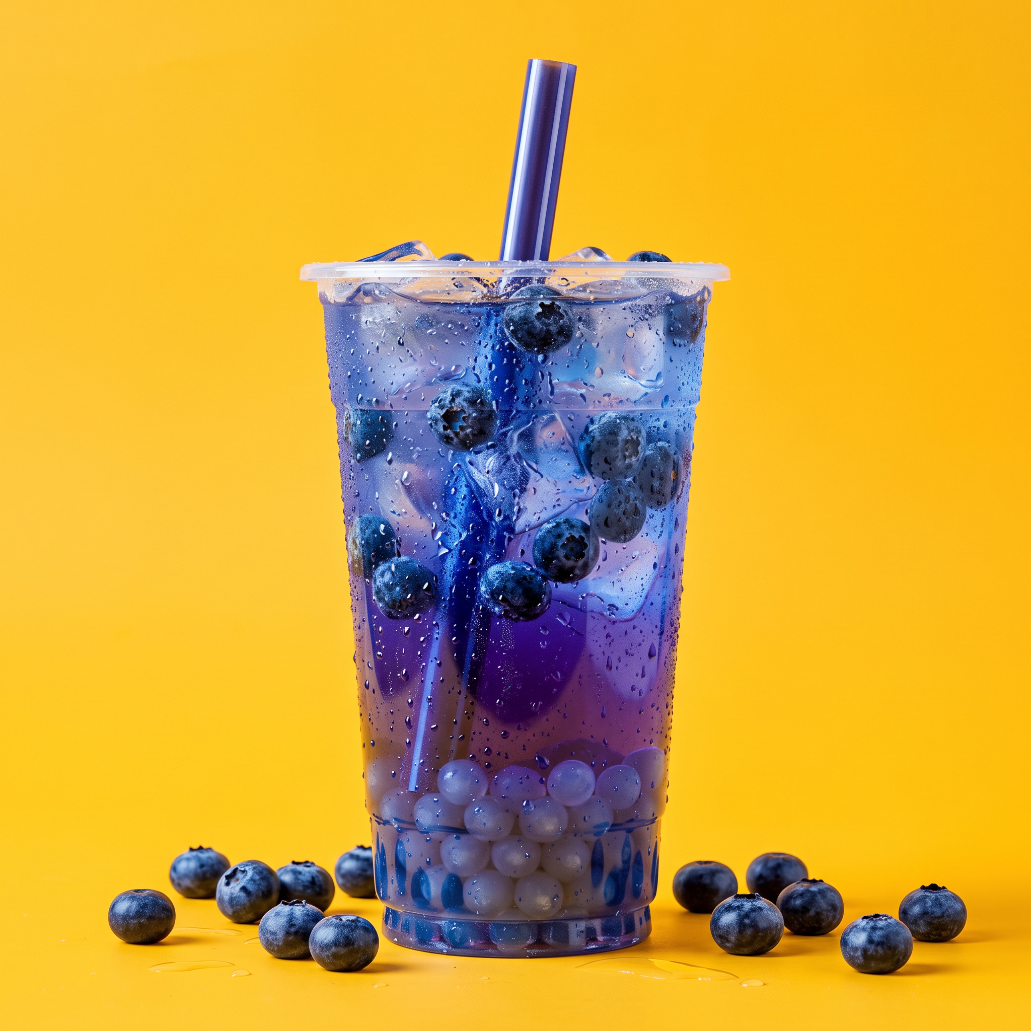 Soda italiana Makumba Drink sabor Mora Azul con perlas explosivas