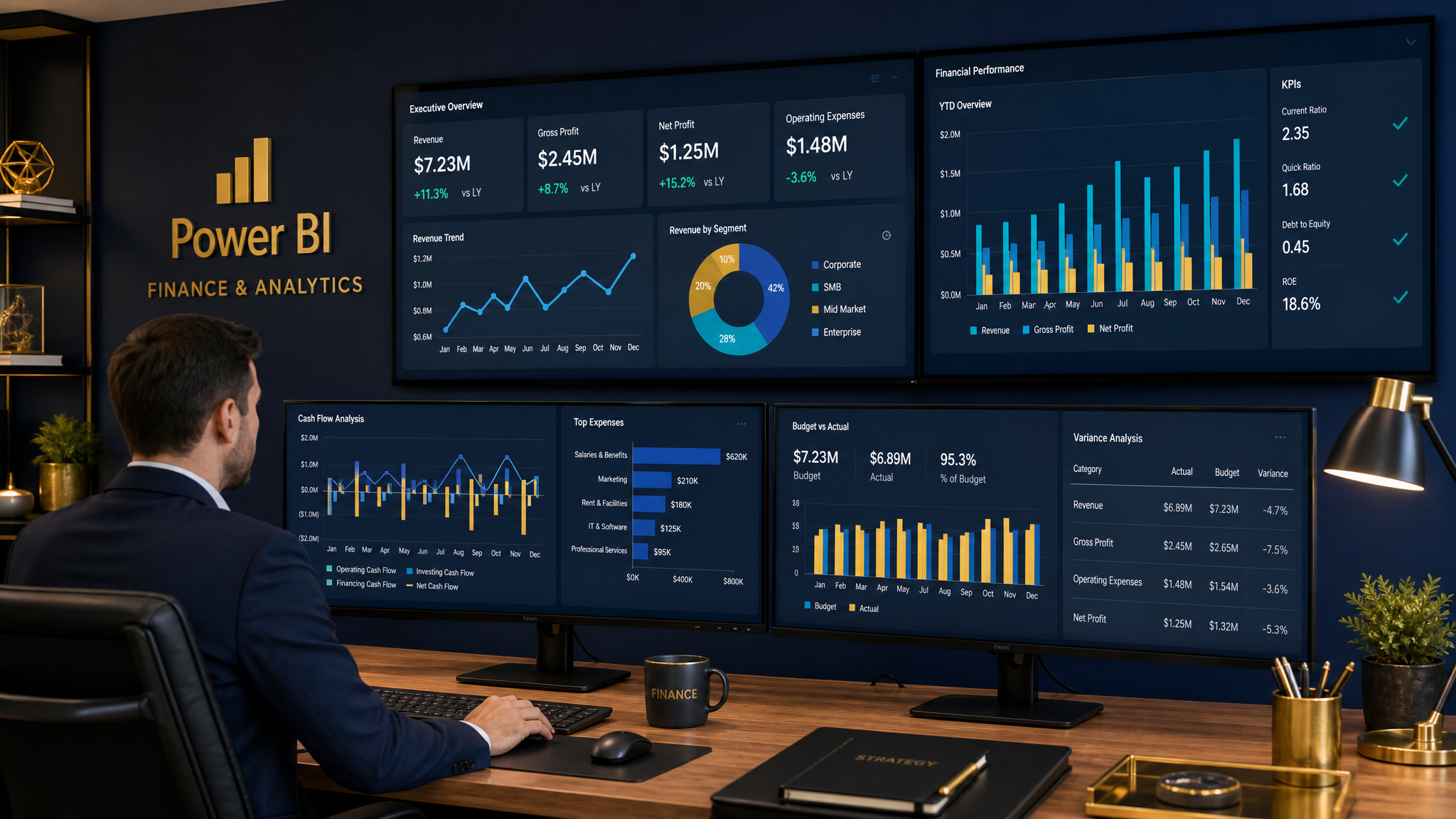 Power BI Para Equipas Financeiras: Guia Prático de Implementação